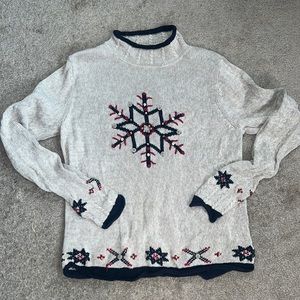 Christopher & Banks embroidered sweater